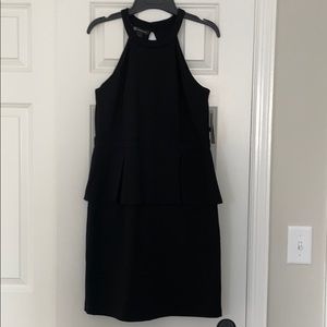 NWT INC black fitted sleeveless dress